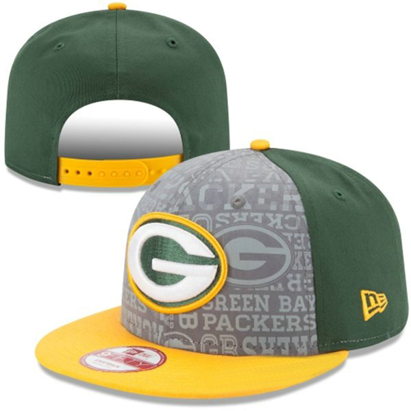 Green Bay Packers Snapback Hat XDF 0528
